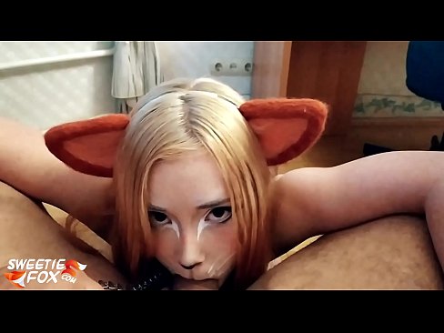❤️ Kitsune তার মুখের মধ্যে শিশ্ন এবং কাম গিলে যৌনতা ❌️❤